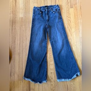 Mother The Roller Fray Wide leg jeans 30